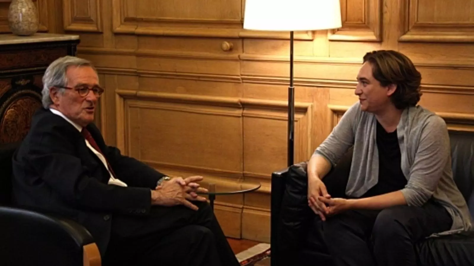 Xavier Trias i Ada Colau en una imatge d'arxiu