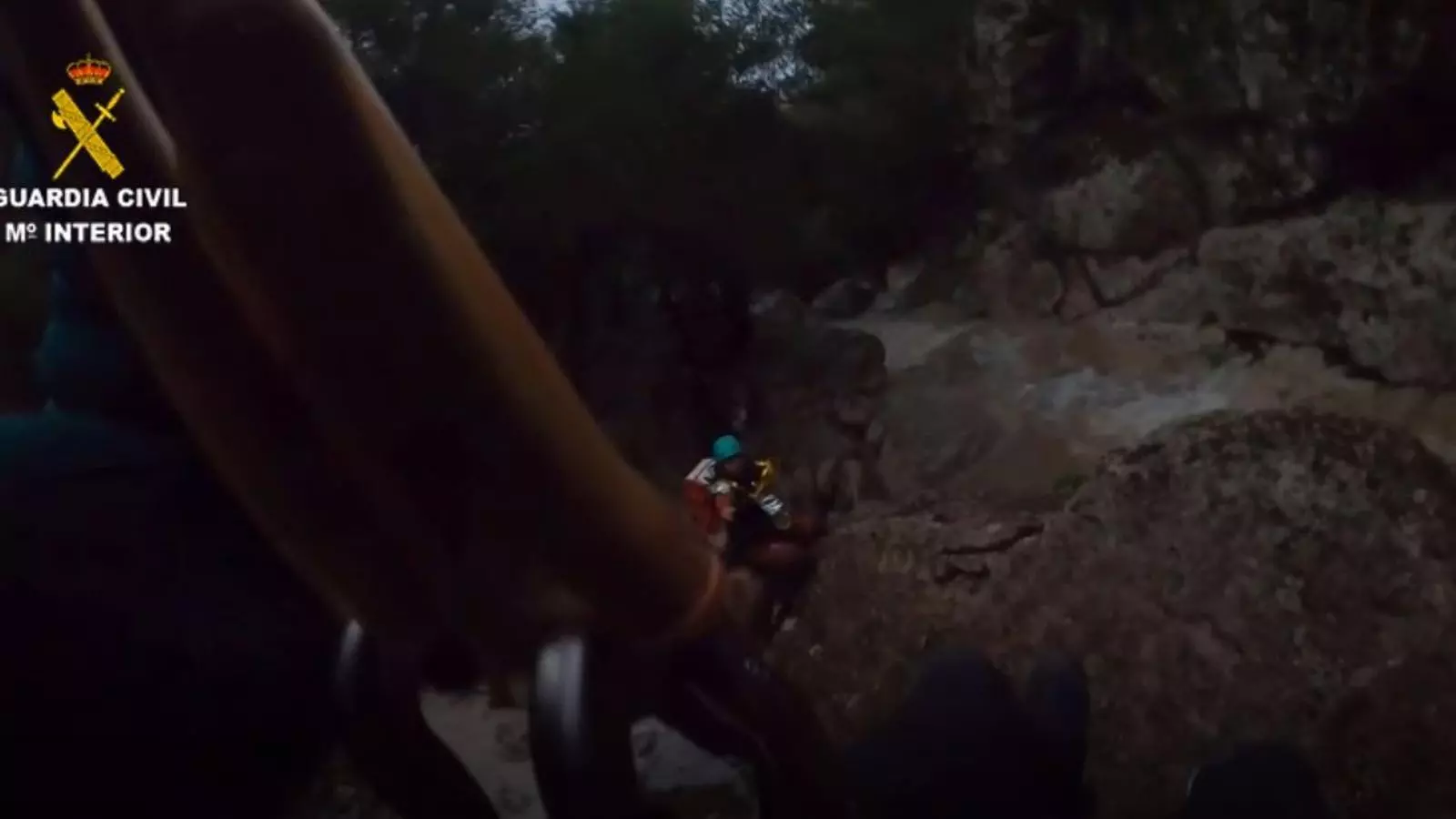Vídeo del rescat a la barranquista a Pollença