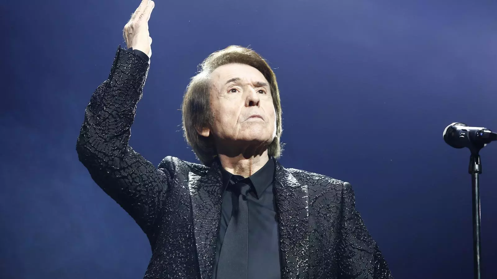 Raphael durant el concert al Wizink Center del 20 de desembre de 2020