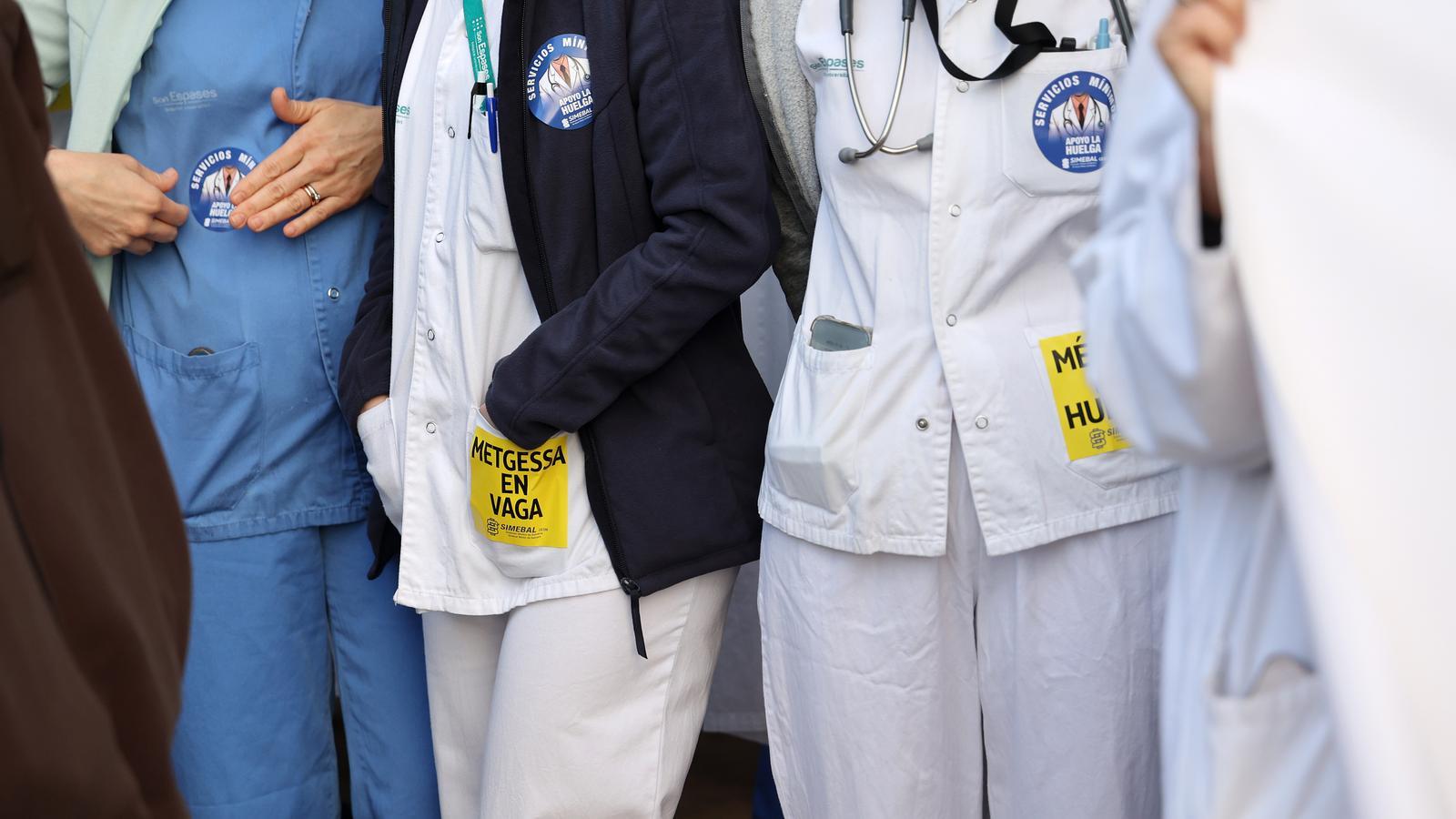 Doctors' strike at Son Espases hospital.