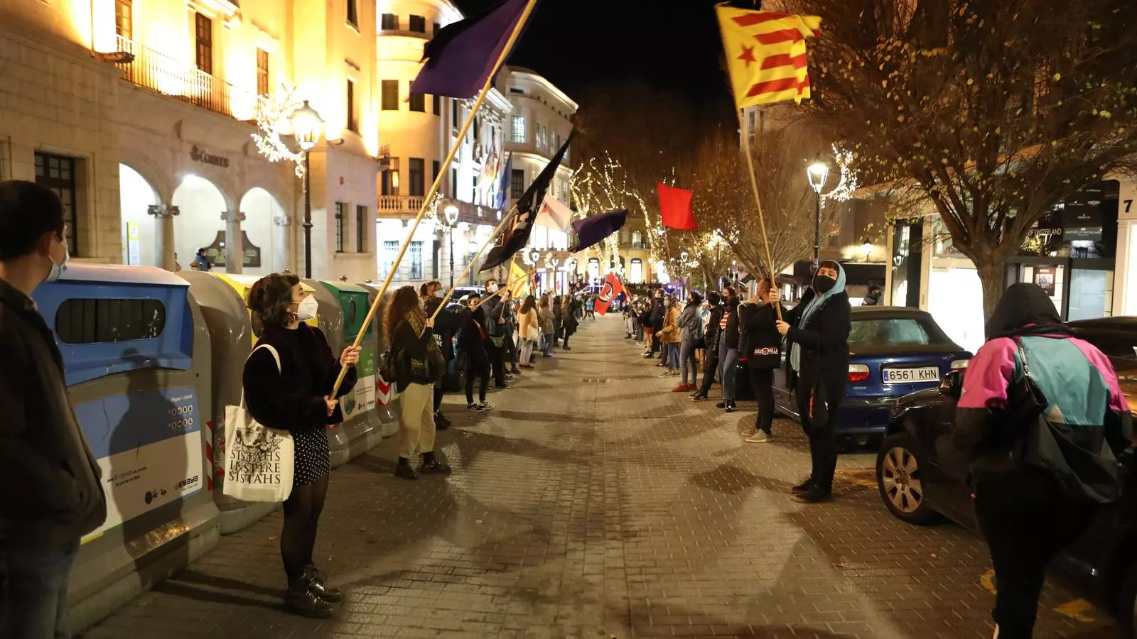 La manifestació s'ha duit a terme aquest dimarts al centre de Palma.