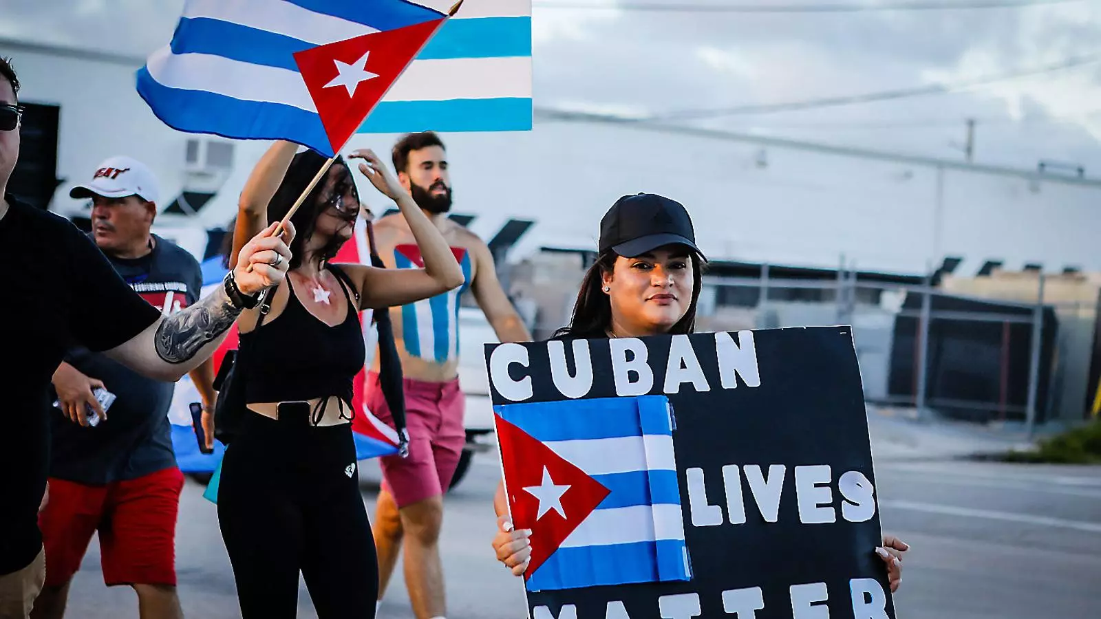 Protesta a Miami contra el règim cubà.