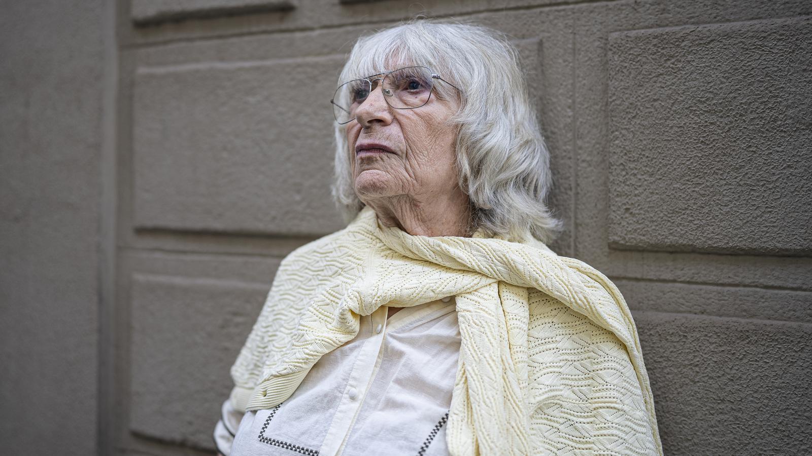 Antonia Vicens, during a recent visit to Barcelona