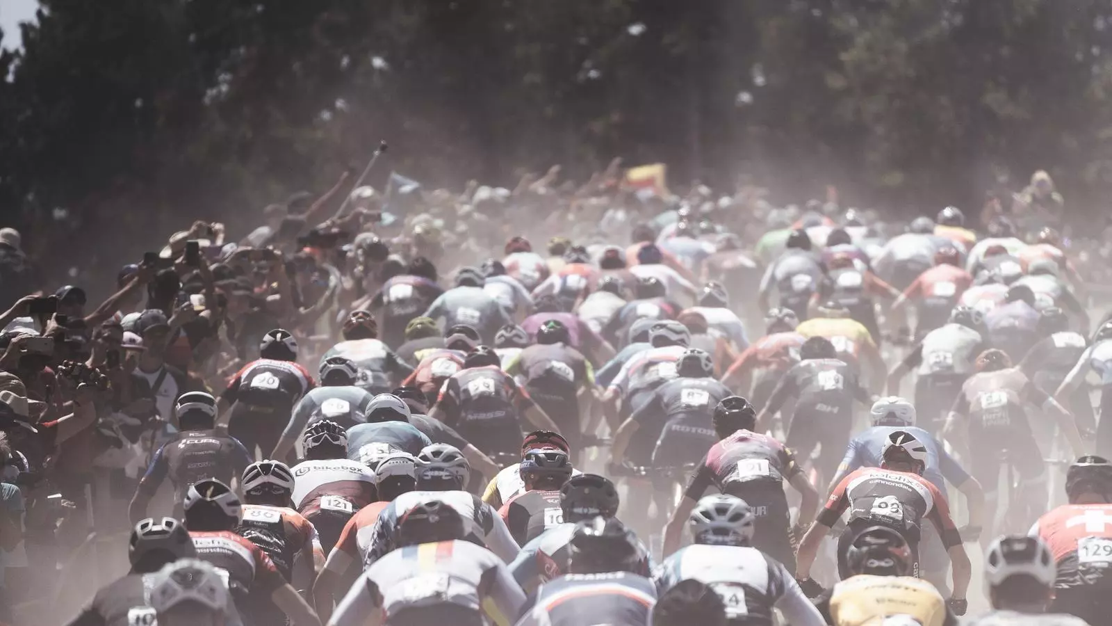 L'espectacular sortida de la prova de Cross Country.