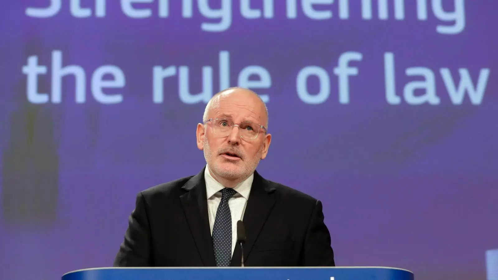 El vicepresident de la Comissió Europea, Frans Timmermans
