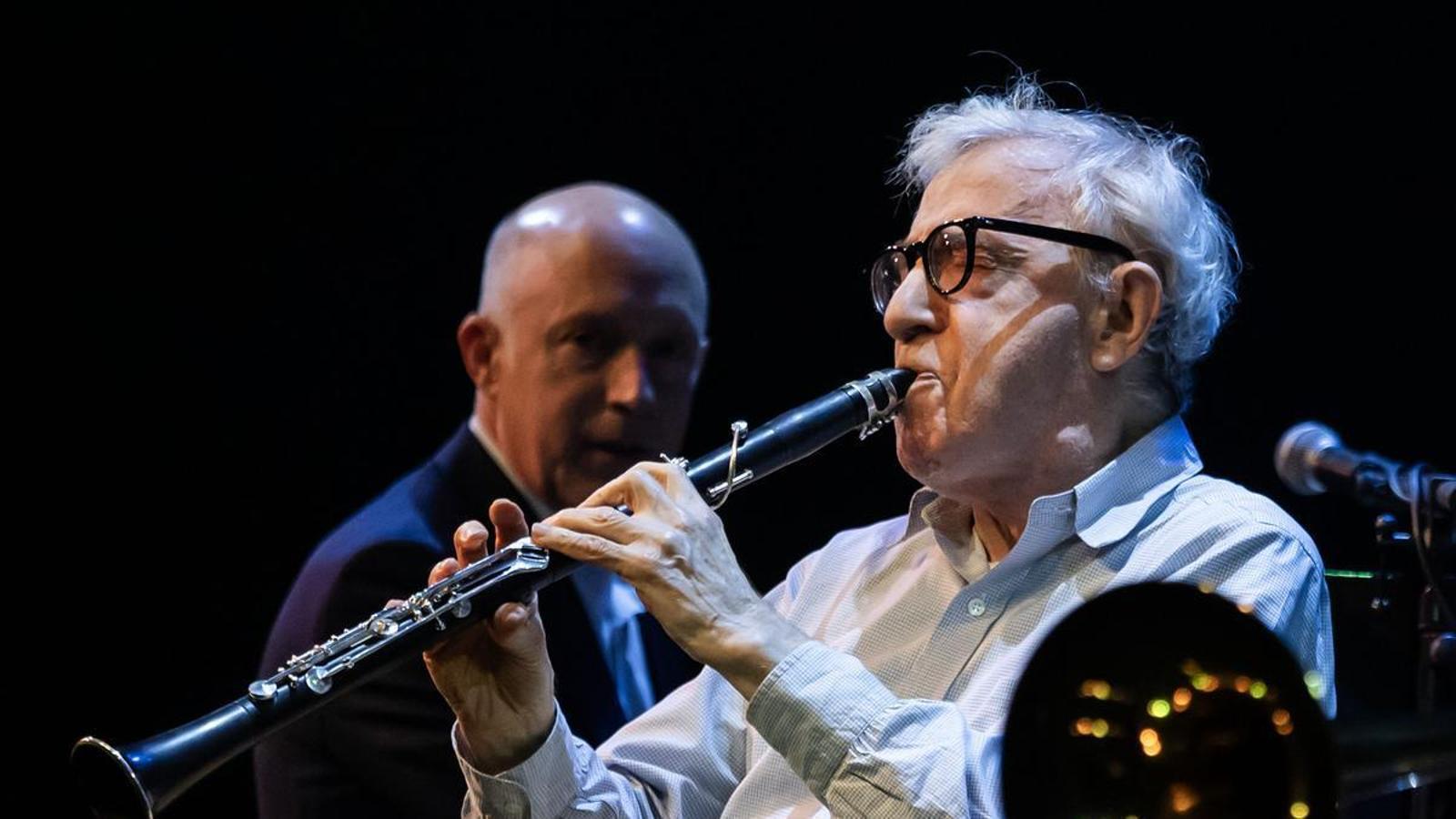 Woody Allen at the Tívoli Theatre in Barcelona in 2023.