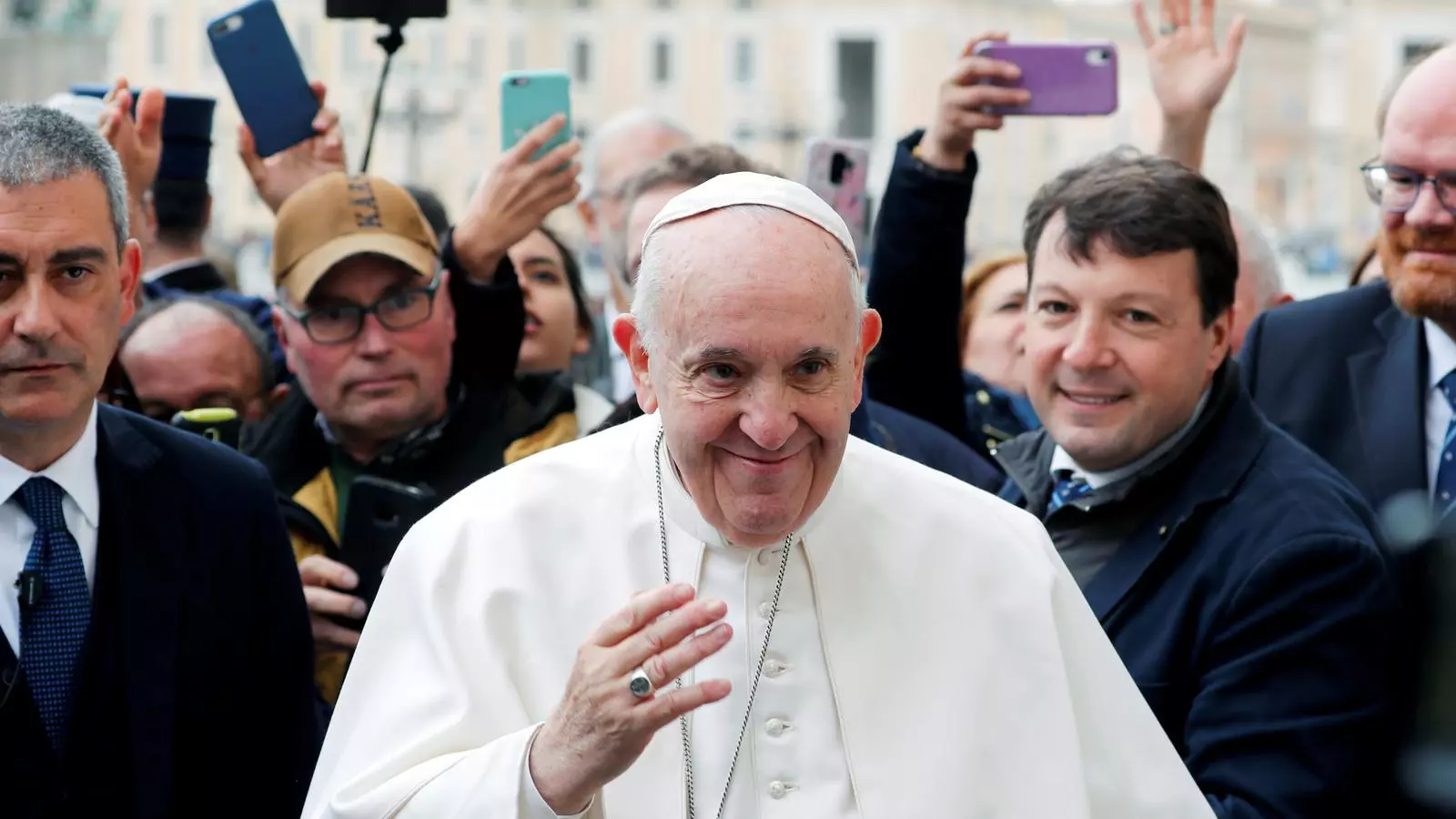 El papa Francesc durant una audiència general, el mes passat a la Ciutat del Vaticà