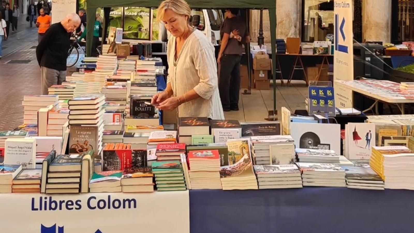 Marian Colom a la darrera edició de Sant Jordi a Palma.