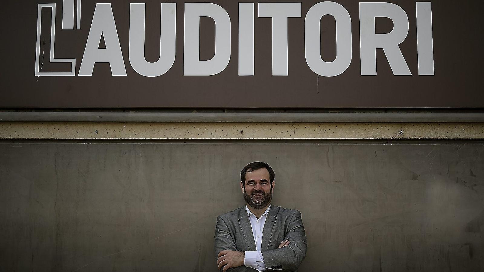 Josep Caballé a L’Auditori de Barcelona, on aquest cap de setmana dirigirà l’OBC en un programa amb obres de Xostakóvitx i Rakhmàninov.