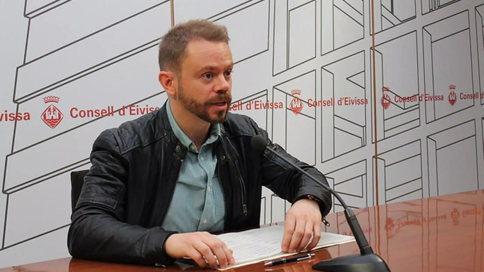 Imatge del conseller insular d'Esports David Ribas