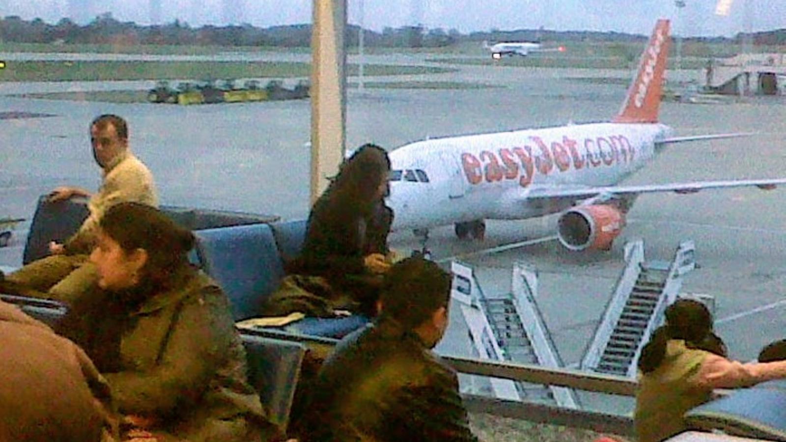 An EasyJet plane at Gatwick Airport, in an archive image