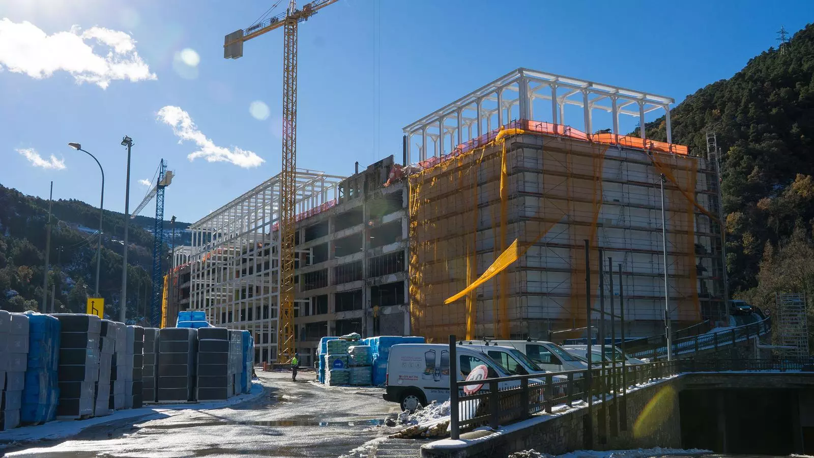 L'estat actual dels treballs que s'estan duent a terme a la infraestructura que acollirà el nou centre comercial Epizen.