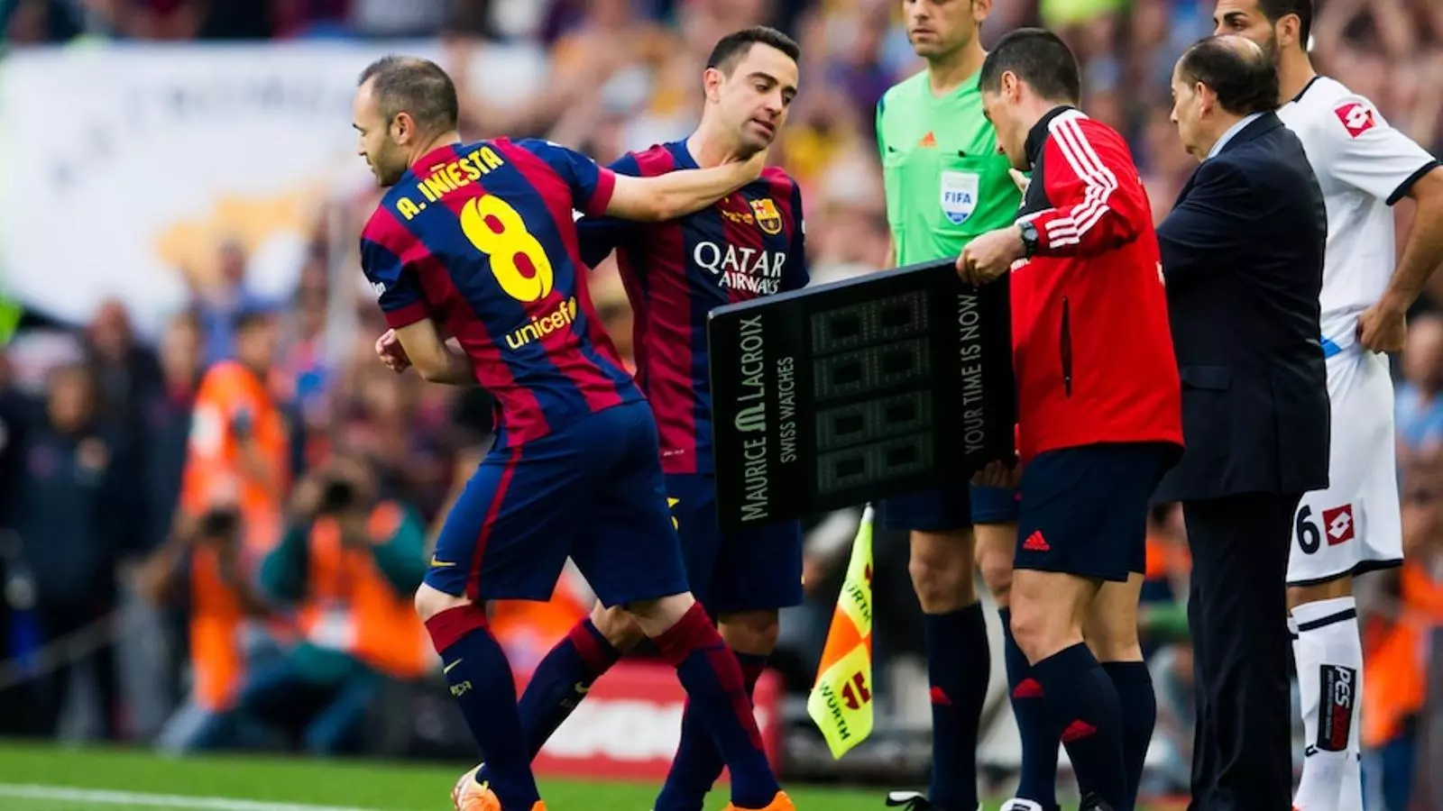 Iniesta substitueix Xavi / EFE