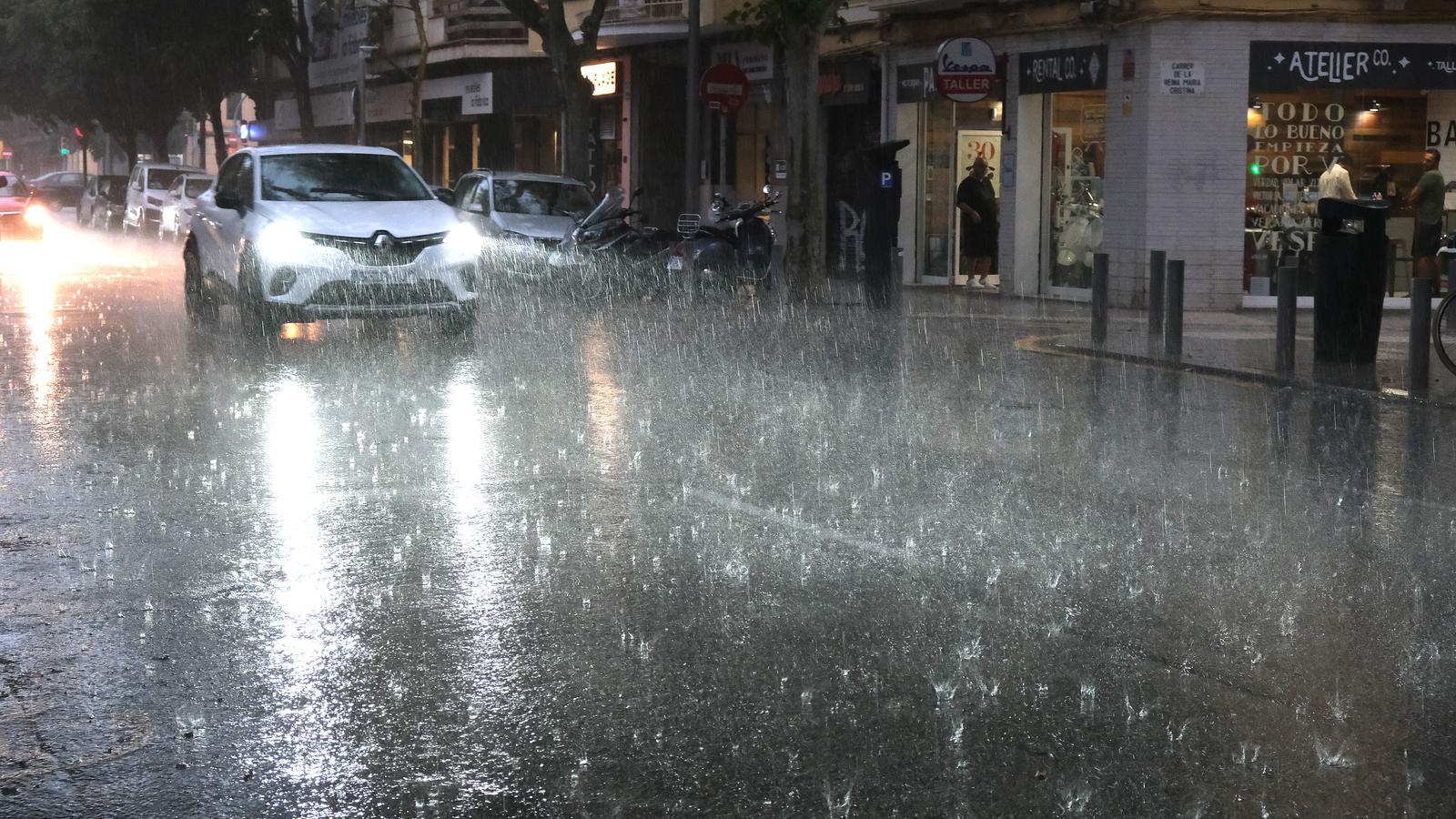 Pluja a Palma.