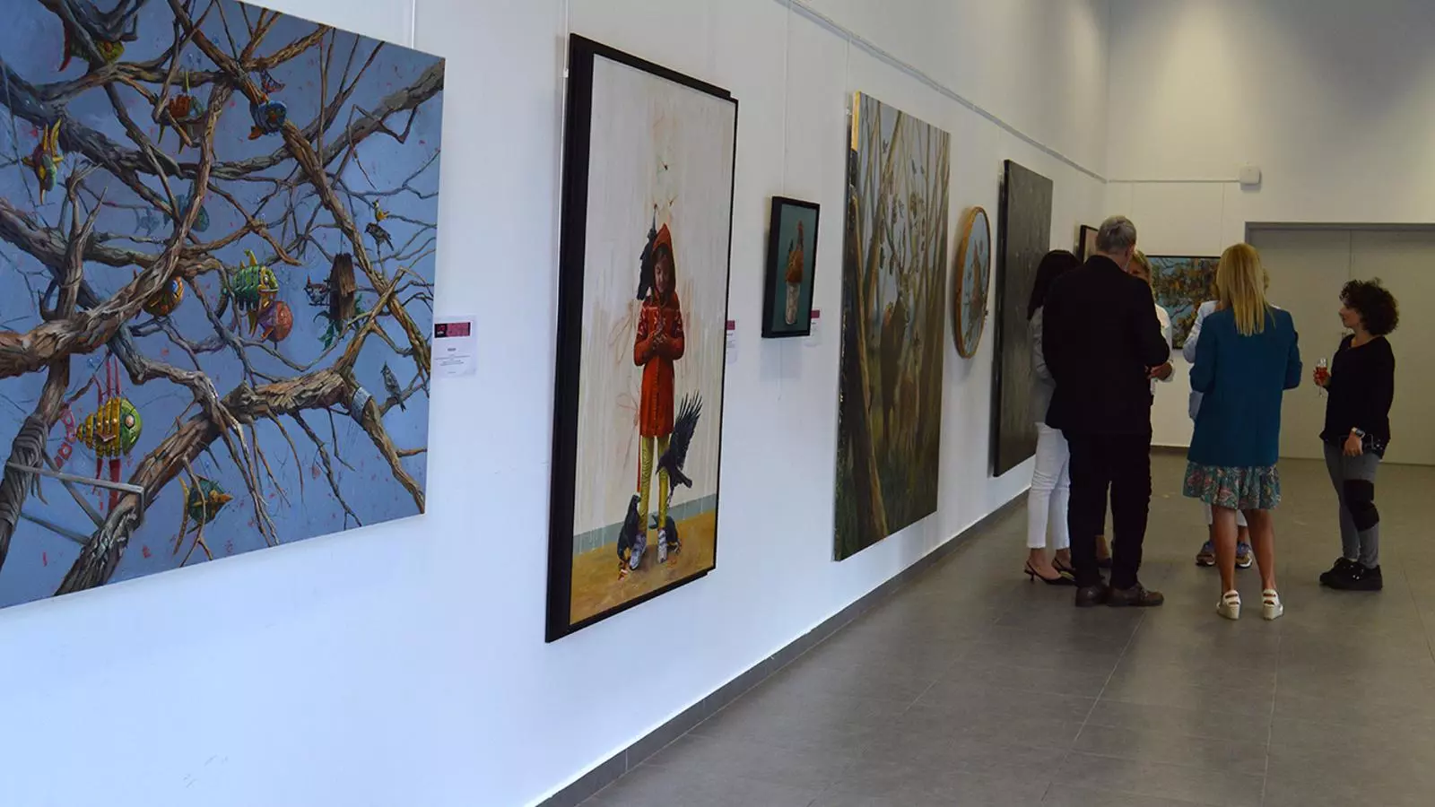 La mostra de Manuel Luna a la sala la Buna.