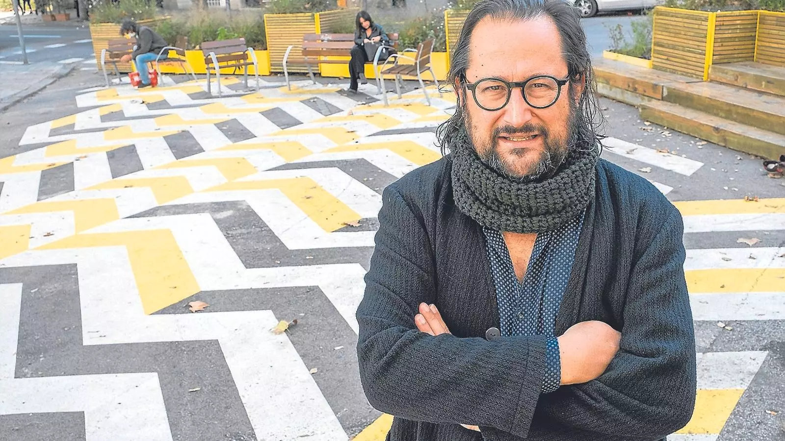 Francesc Magrinyà, conseller de BComú a l'Eixample i un dels ideòlegs dels eixos verds