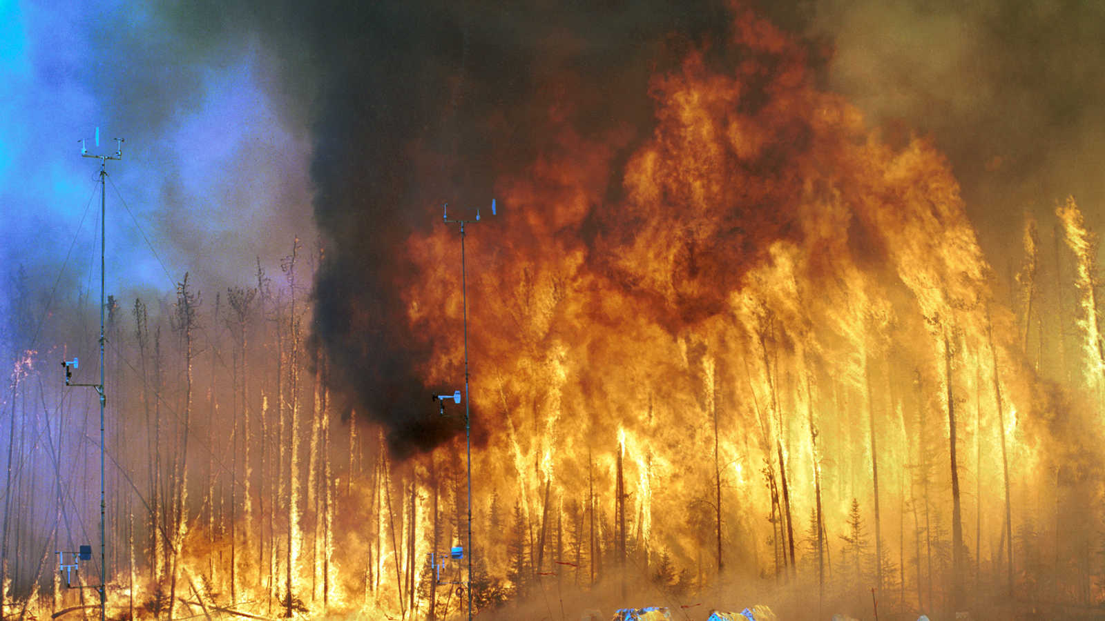 Incendi al Canadà el 2004