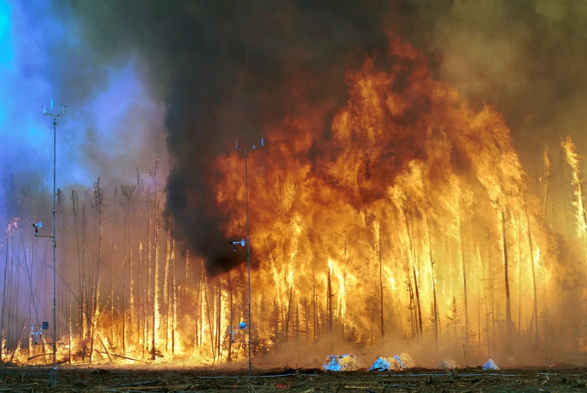 Incendi al Canadà el 2004