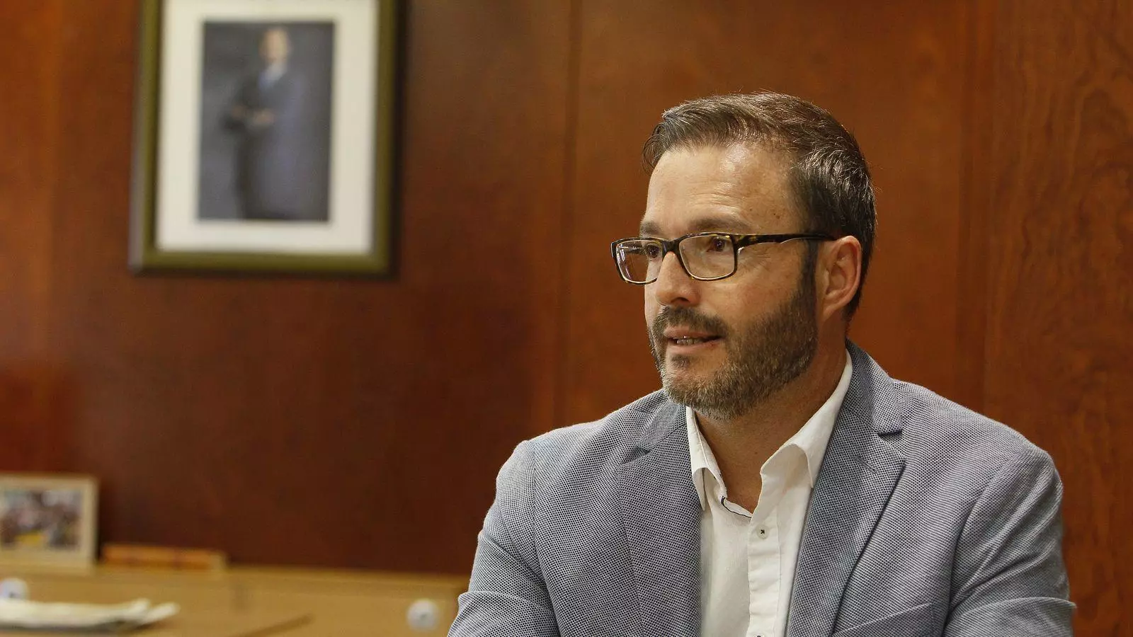 El batle de Palma, José Hila, al seu despatx de Cort.