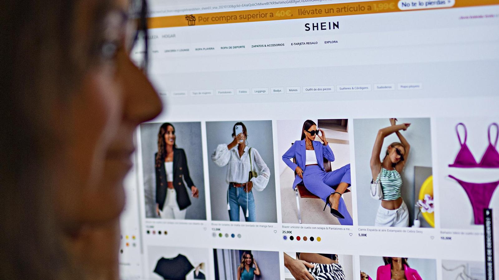 La página de Shein.