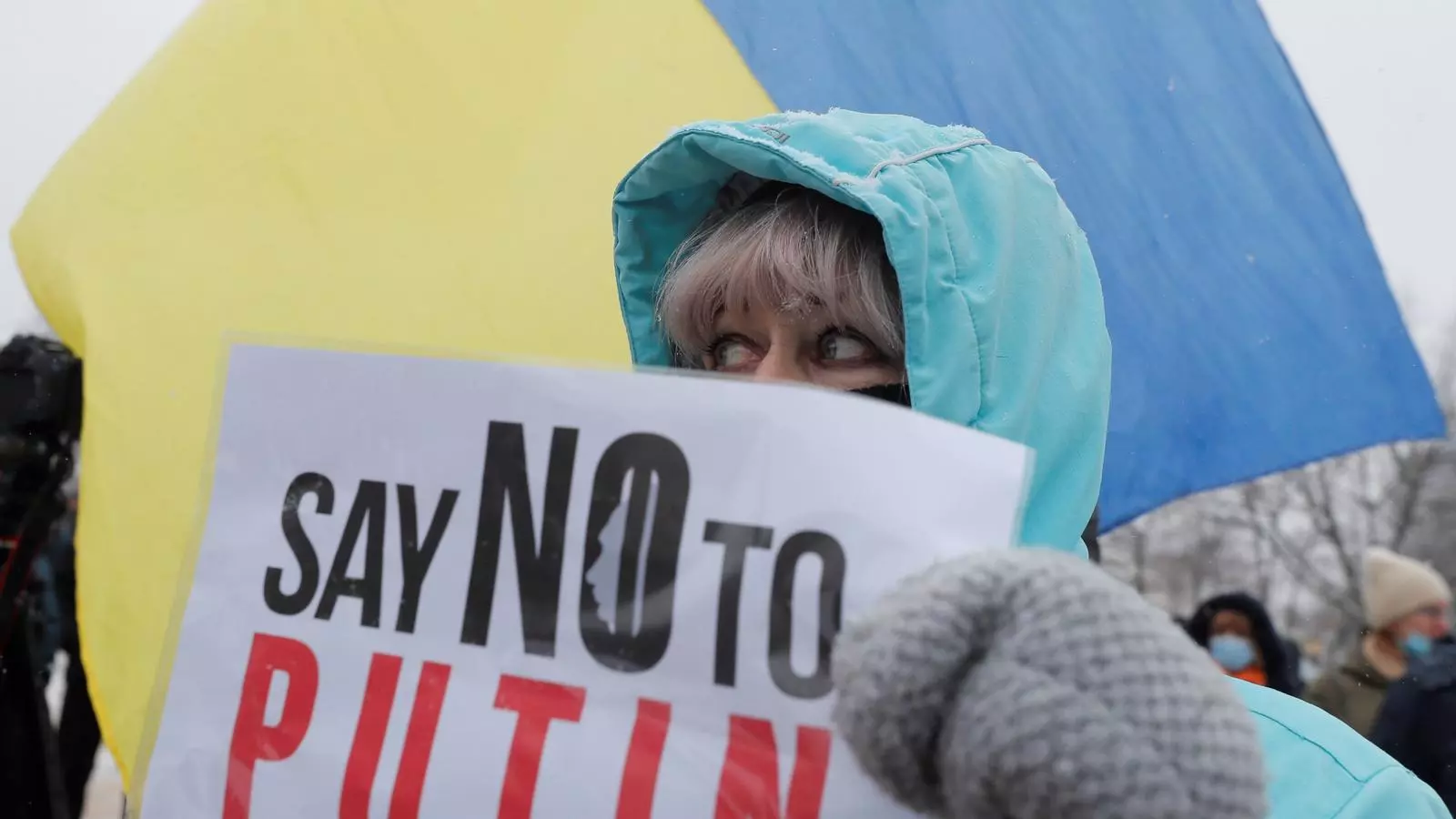 Manifestación contra Putin a Kiev el pasado 9 de enero.