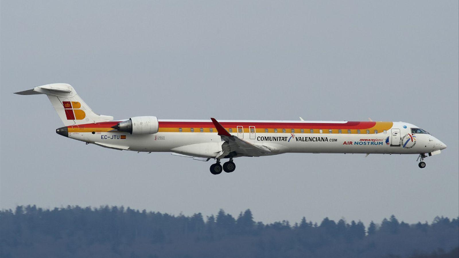 Un avió d'Ibèria en ruta.