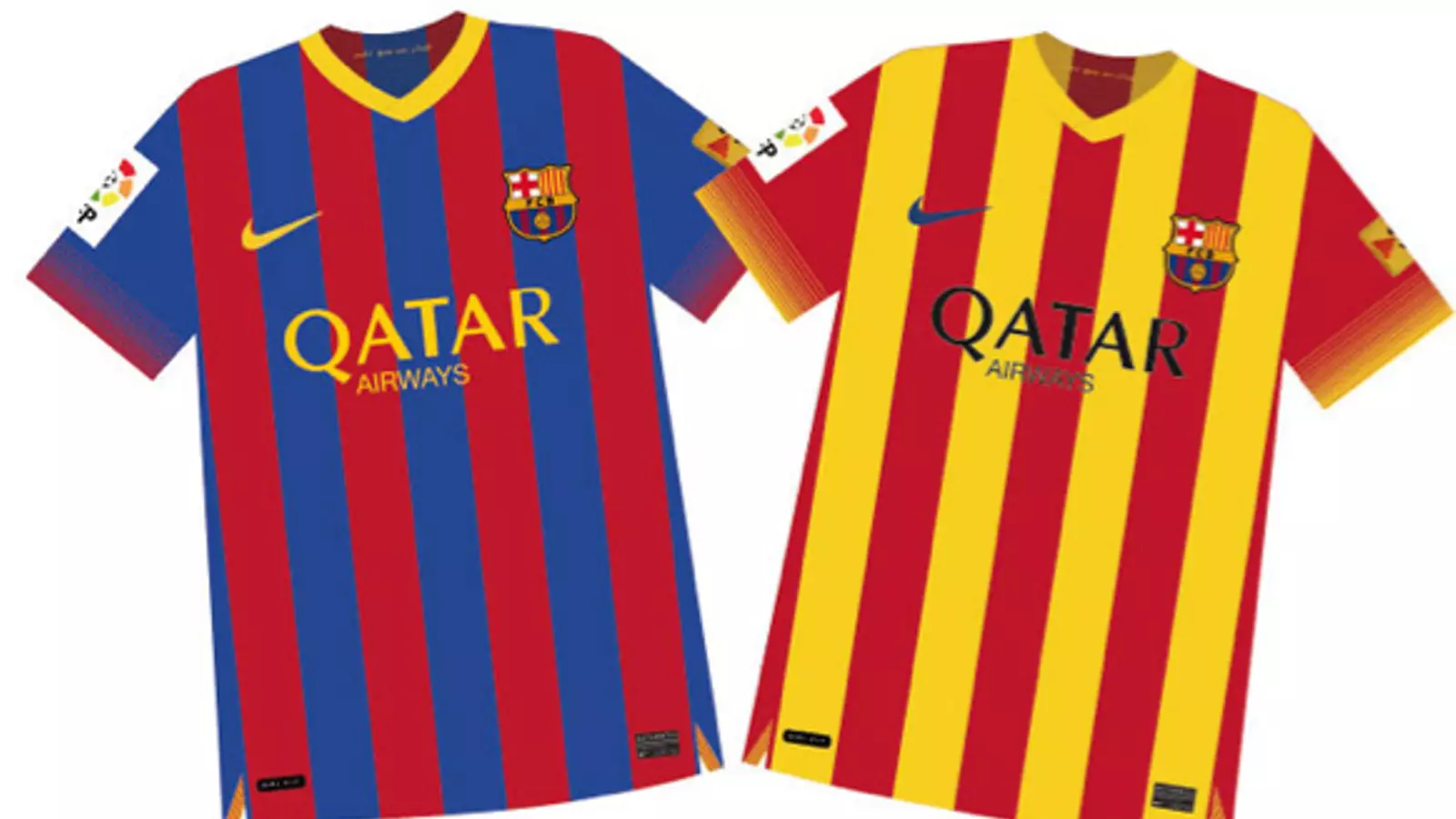 El disseny de les samarretes del Barça, segons el diari Sport