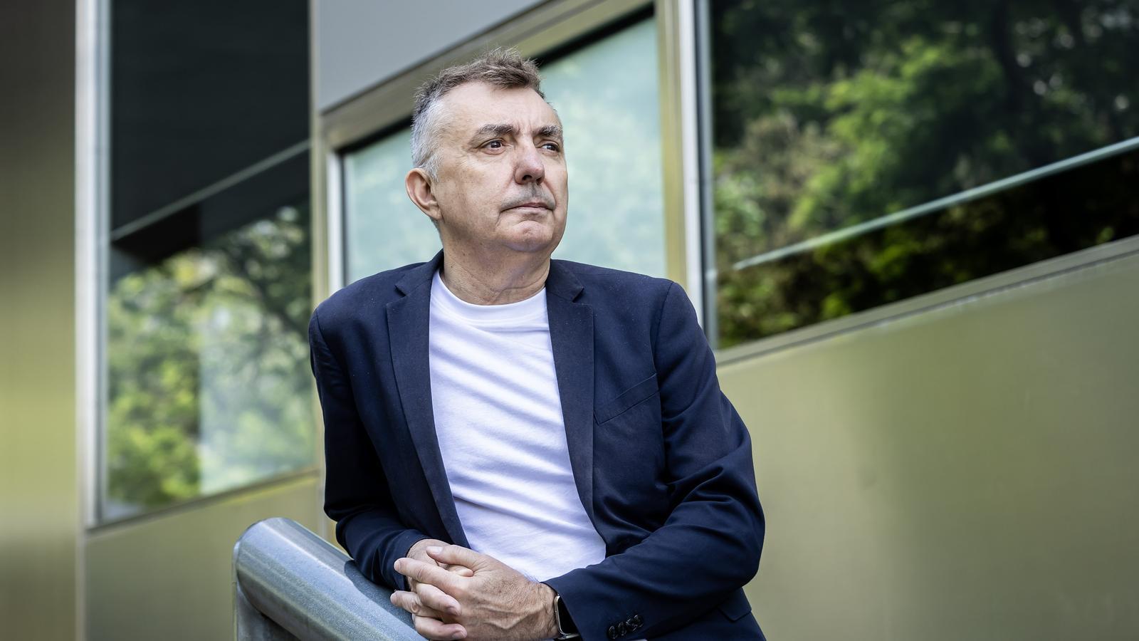 Manuel Vilas, during a recent visit to Barcelona
