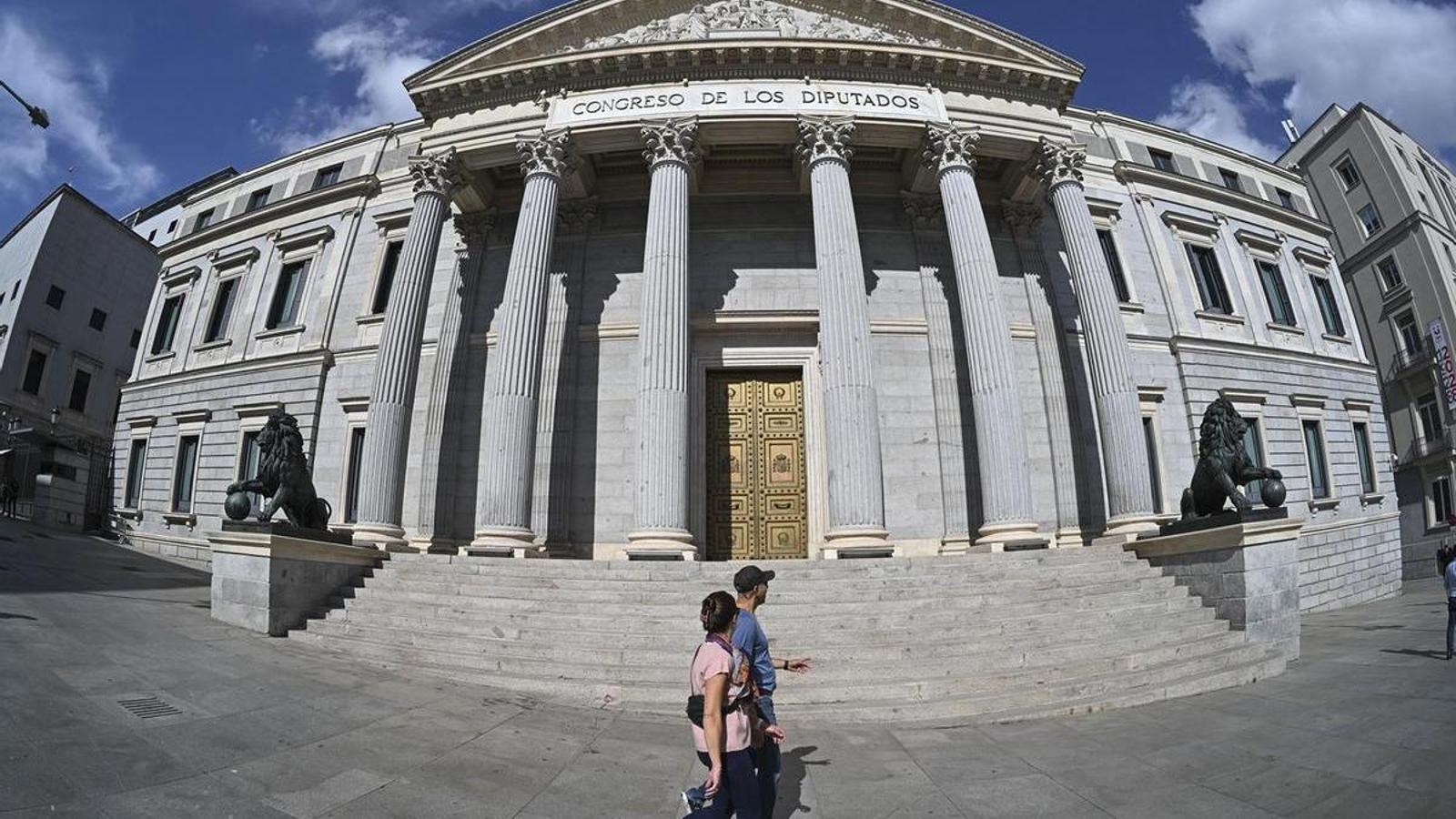 El Congreso de los Diputados, a principios de octubre.