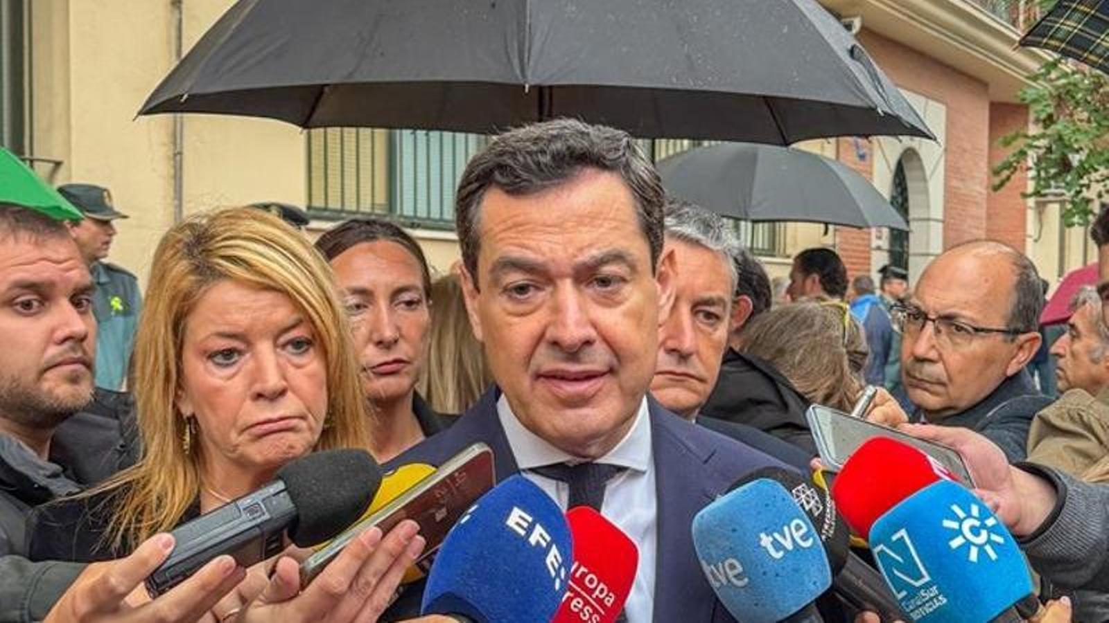 Juan Manuel Moreno Bonilla, leader of the Andalusian PP, in a recent image.