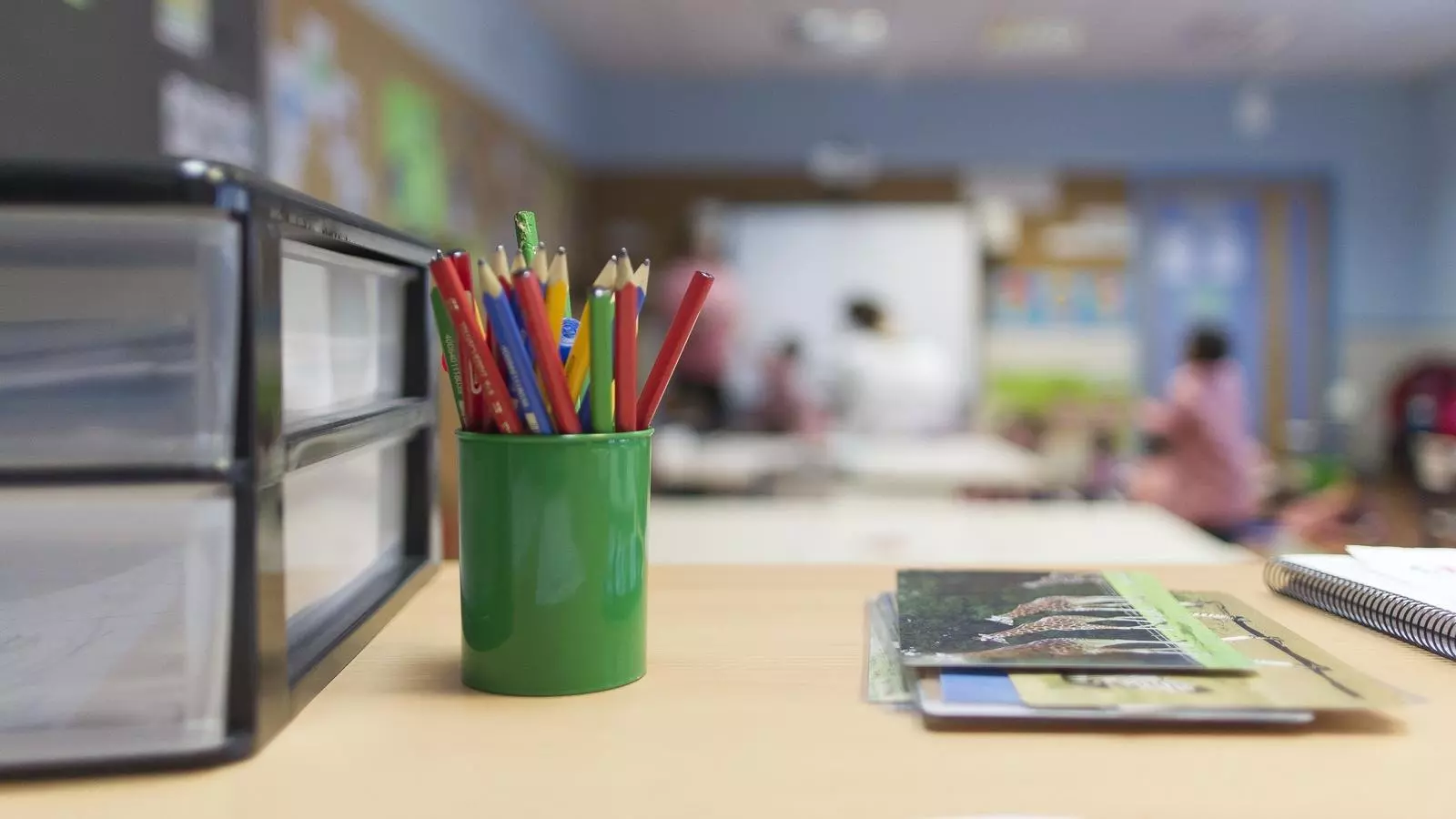 Imatge d'arxiu d'una aula d'un col·legi d'infantil.