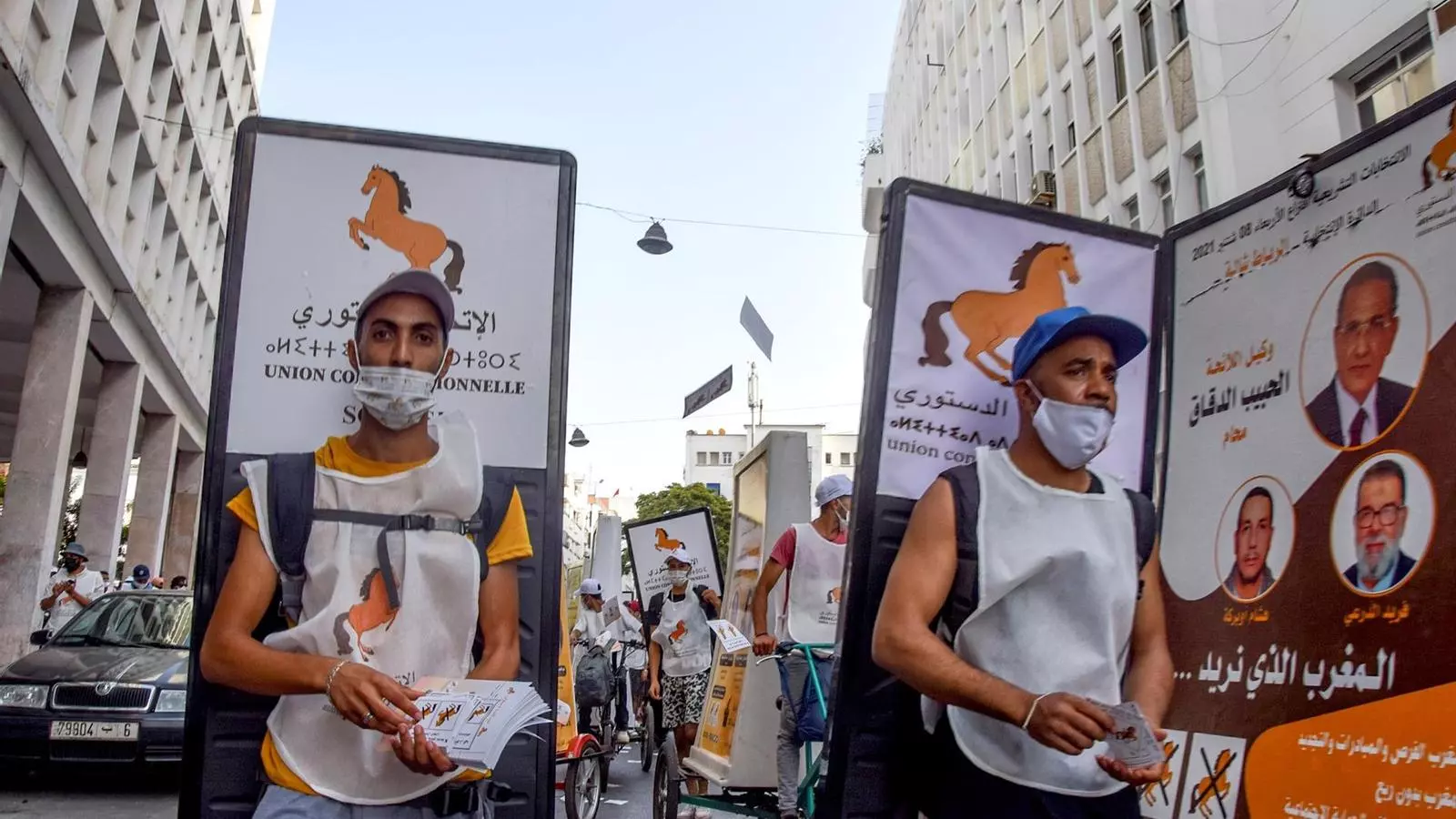 Acte de campanya de la Unió Constitucional, aquest dimarts a Rabat