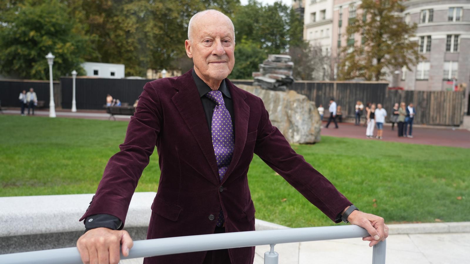 Norman Foster at the Bilbao Fine Arts Museum this Sunday