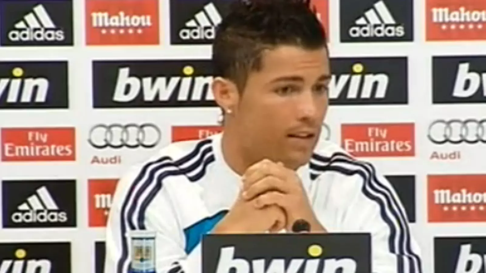 Cristiano Ronaldo, en roda de premsa