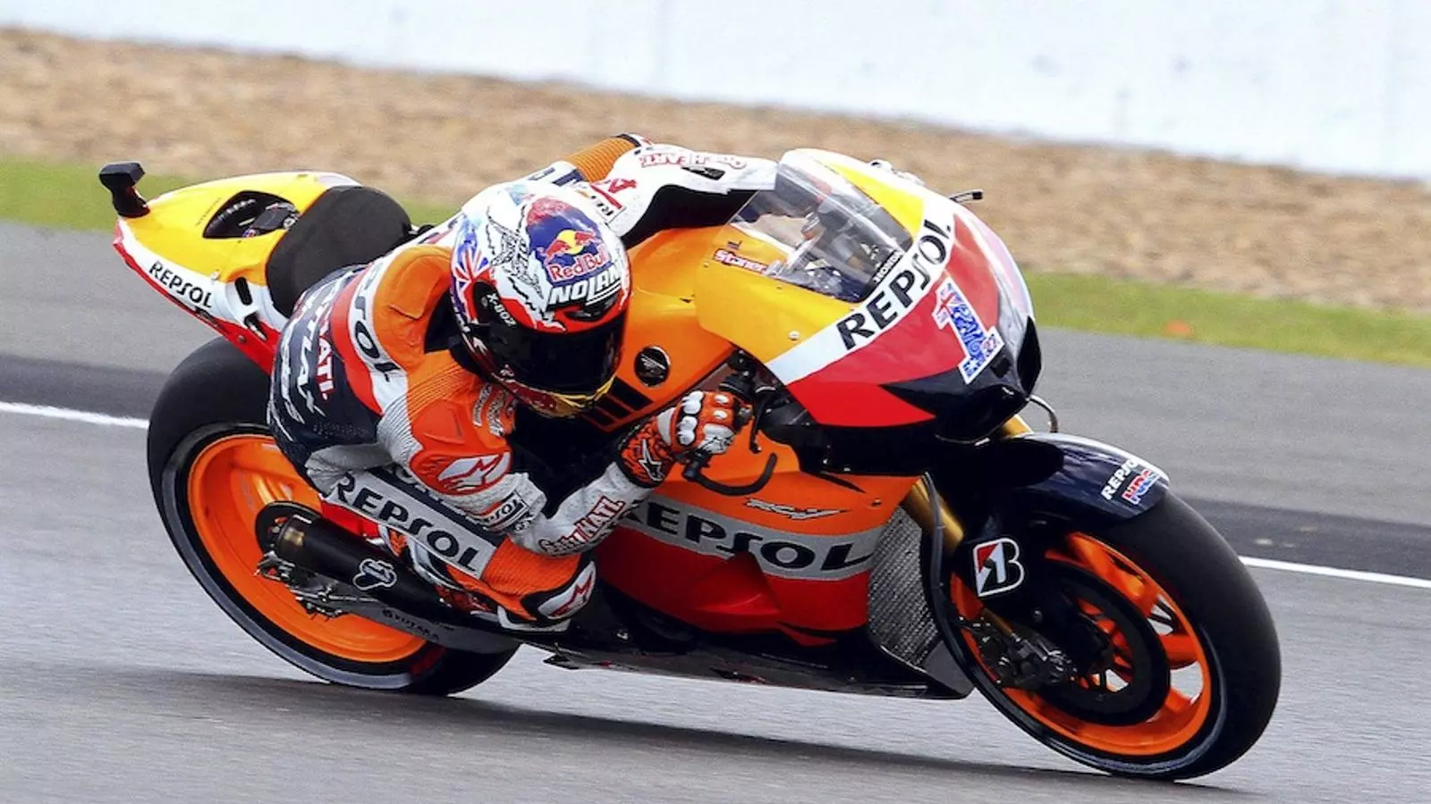 Stoner, el més ràpid a Silverstone a MotoGP / GEOFF CADDICK / EFE