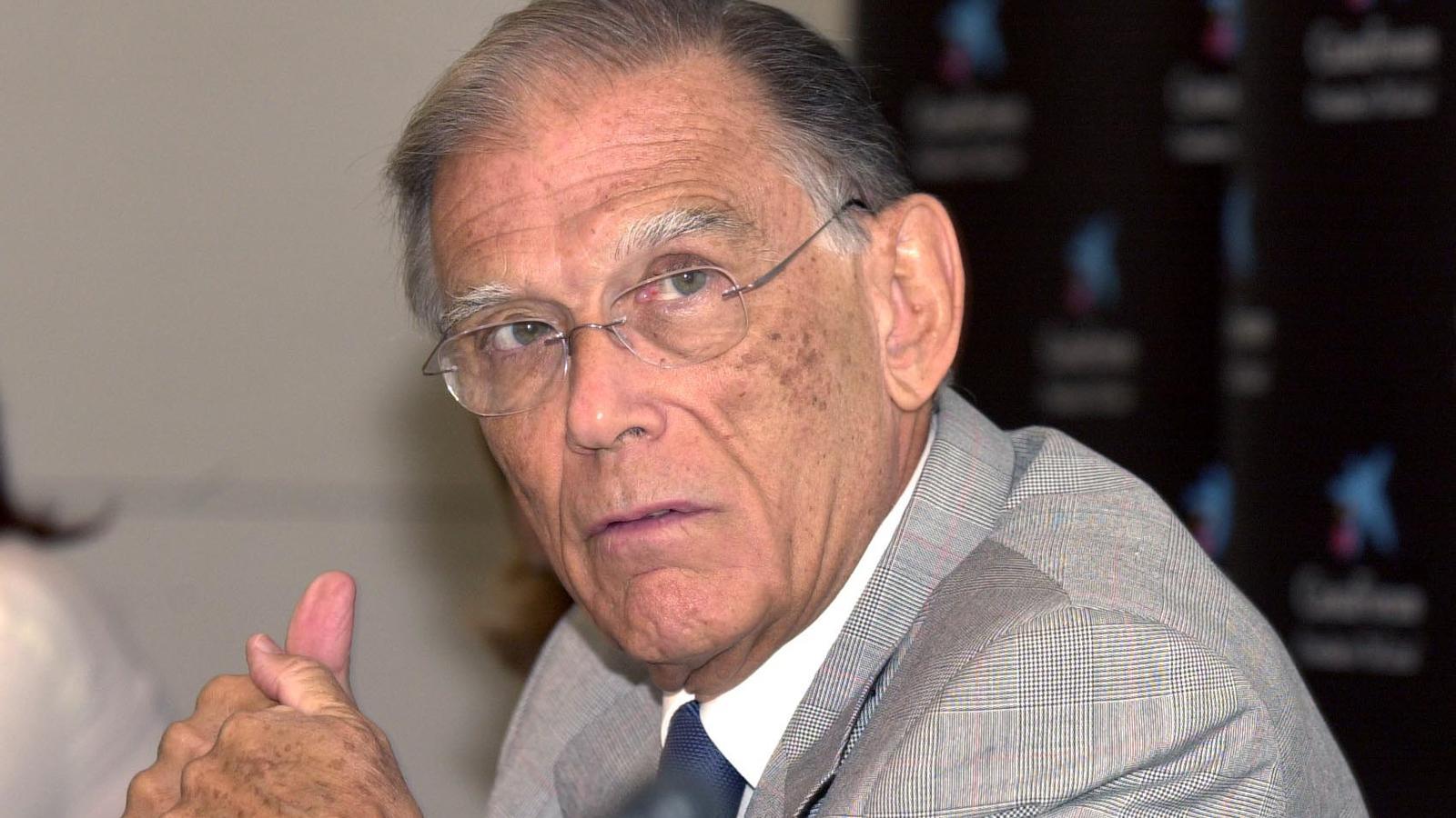 The former president of La Caixa Josep Vilarasau