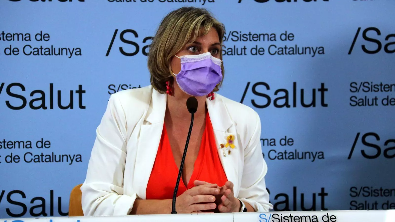 La consejera de Salud , Alba Vergés, en una imagen de archivo