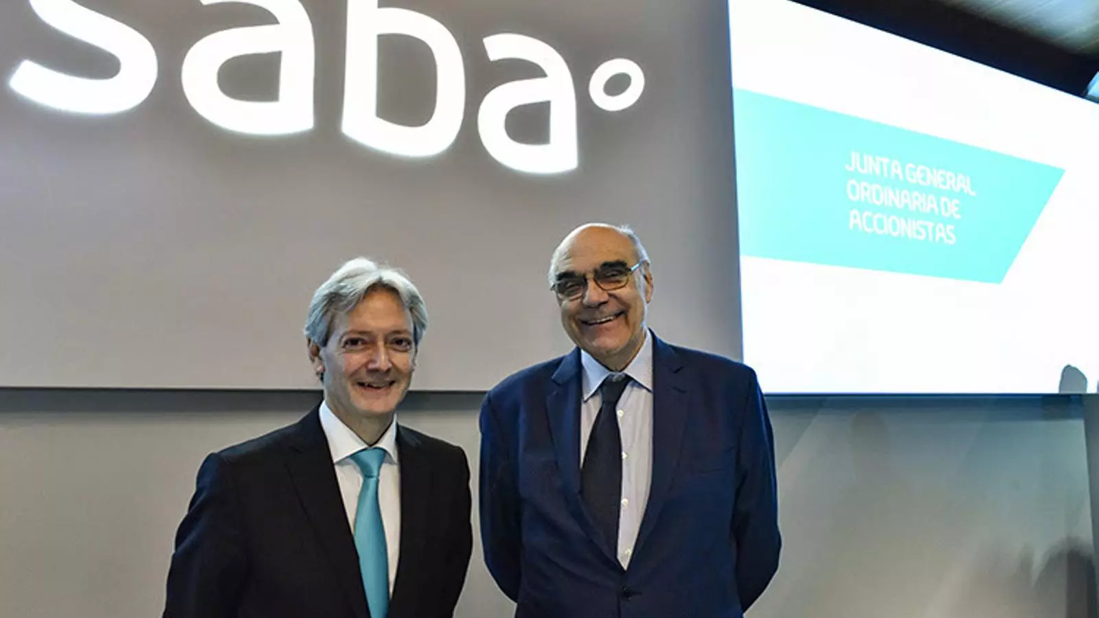 El conseller delegat, Josep Martínez Vila, i el president, Salvador Alemany.