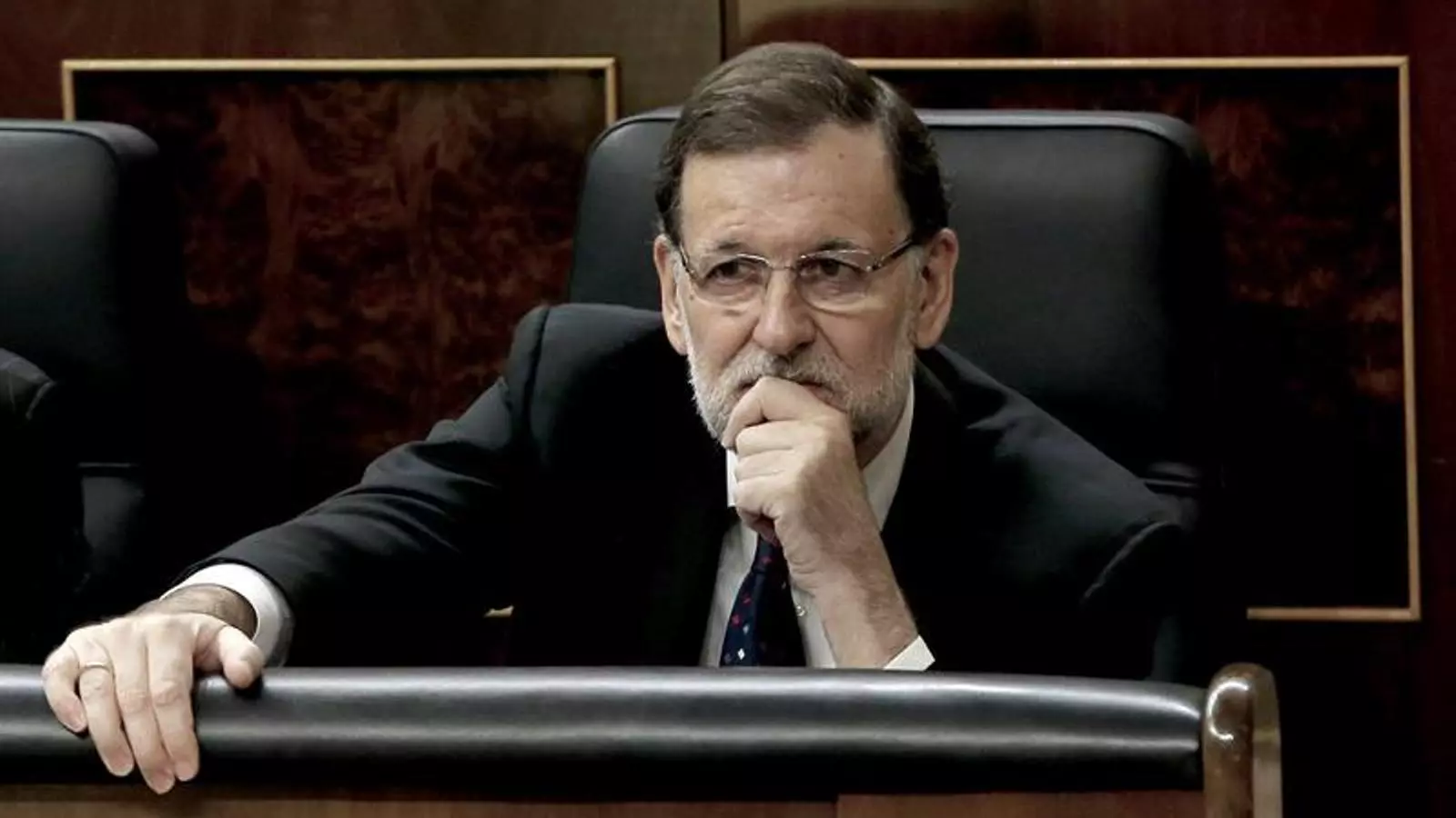 Mariano Rajoy durant el ple del Congrés. EFE