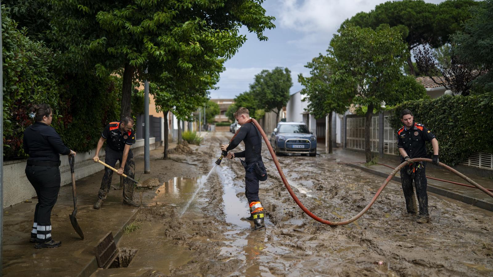 Inundaciones en Montornès del Vallès