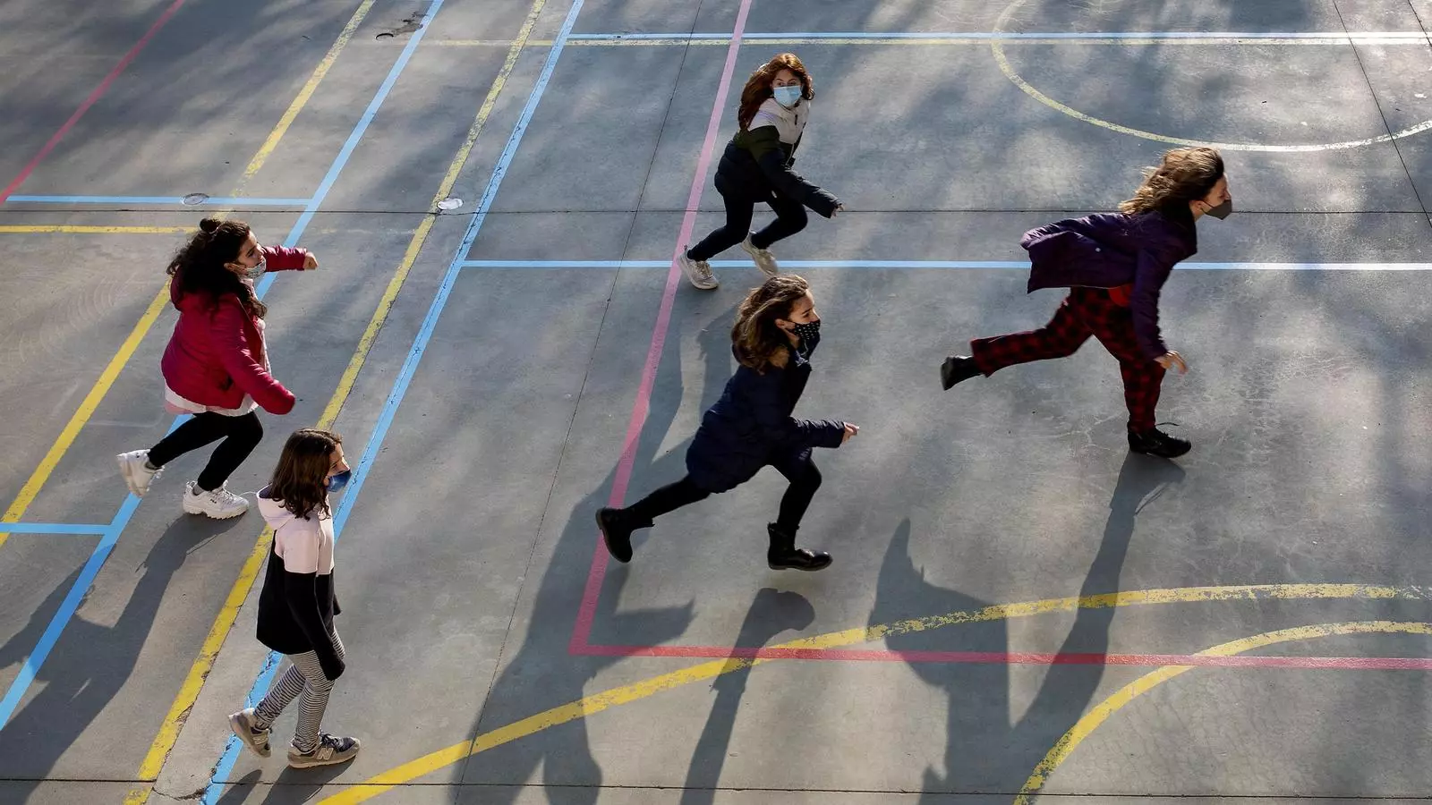Nens de l'escola Sadako de Barcelona
