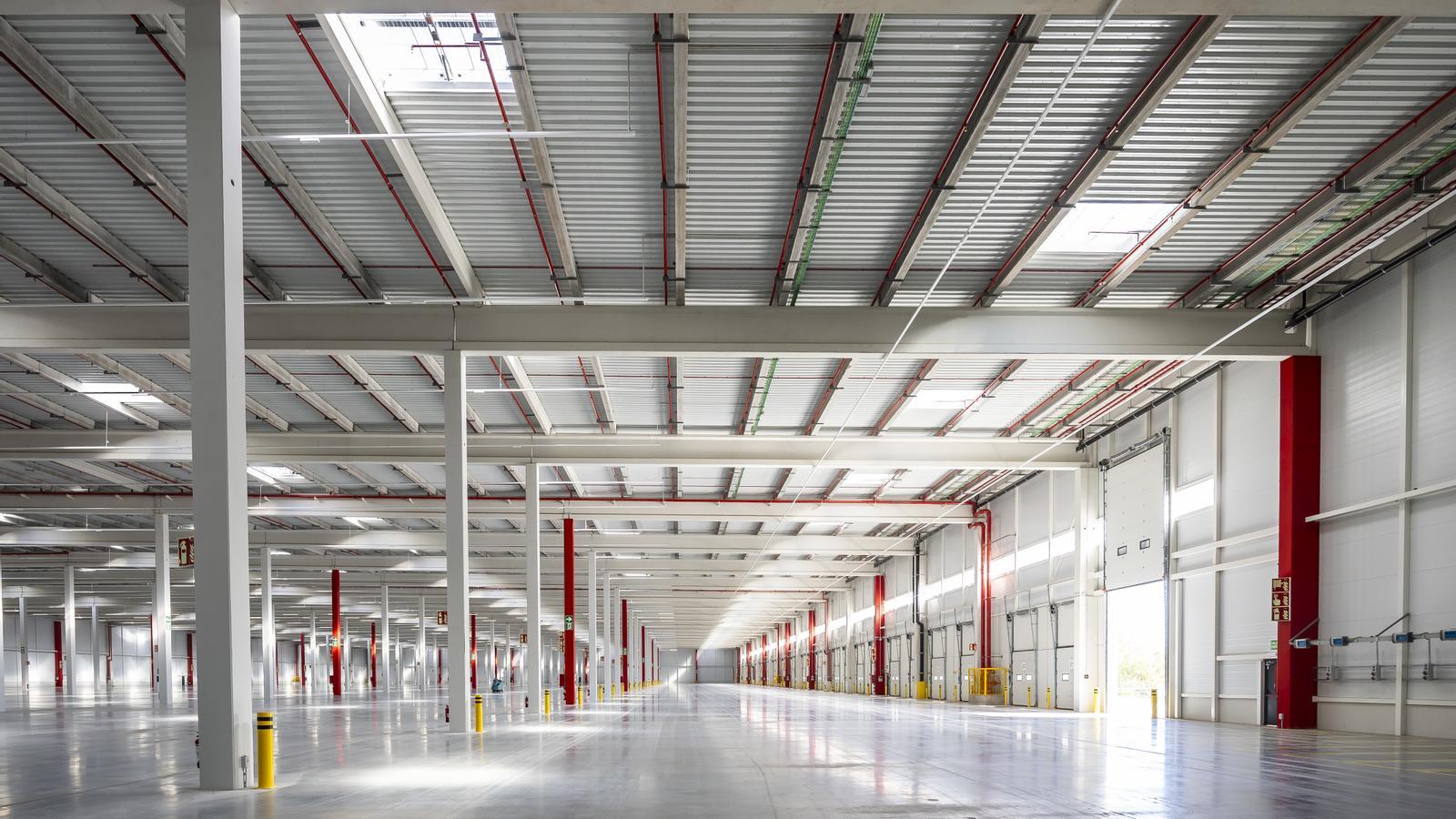 An image of the warehouse that will house the National Museum Reserve