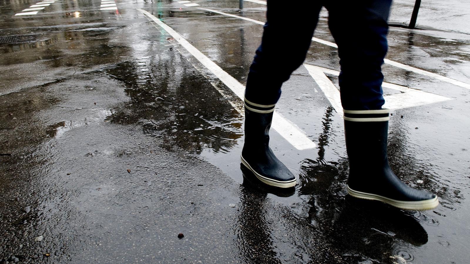 Barcelona bajo la lluvia