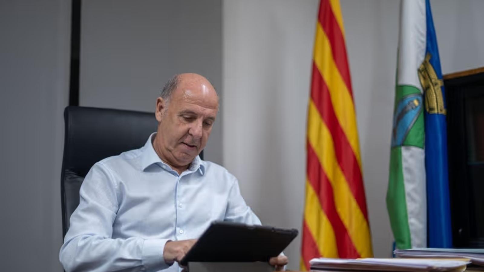 Imagen del alcalde de l'Ampolla, Francesc Arasa