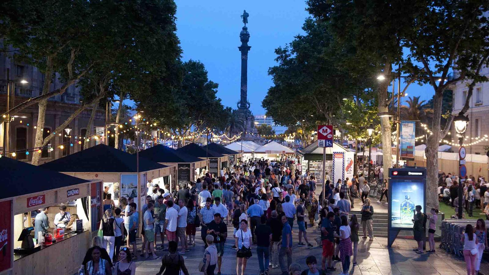 Una edició anterior del Tast a la Rambla