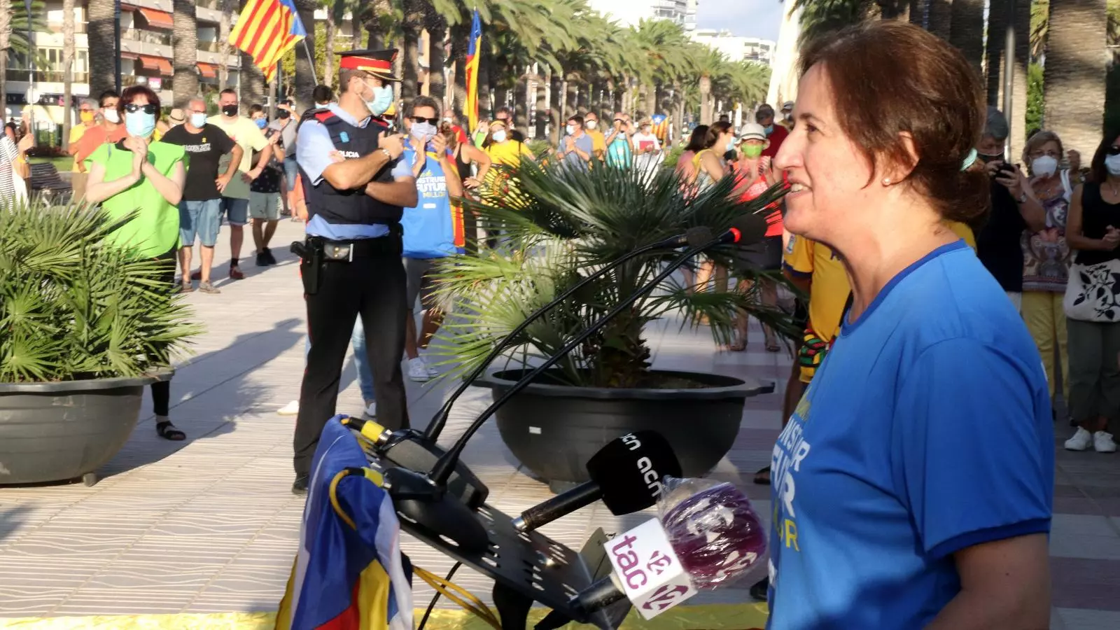 La presidenta de l'ANC, Elisenda Paluzie, en una imatge recent