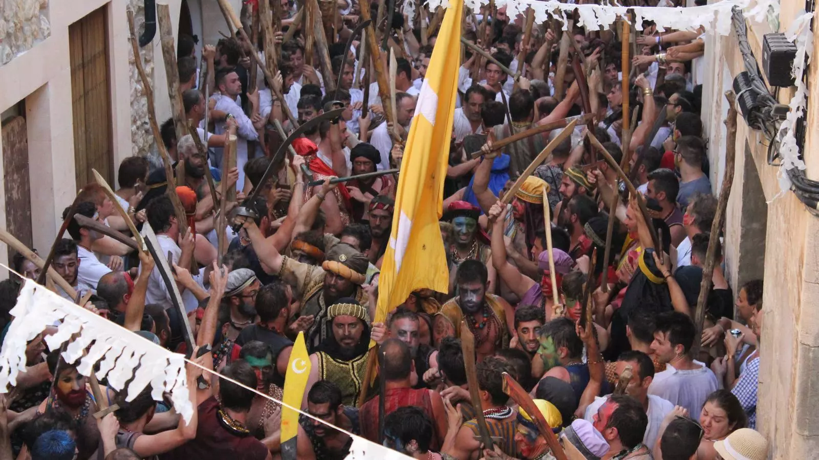 Simulacre de Moros i Cristians de l'any 2019.