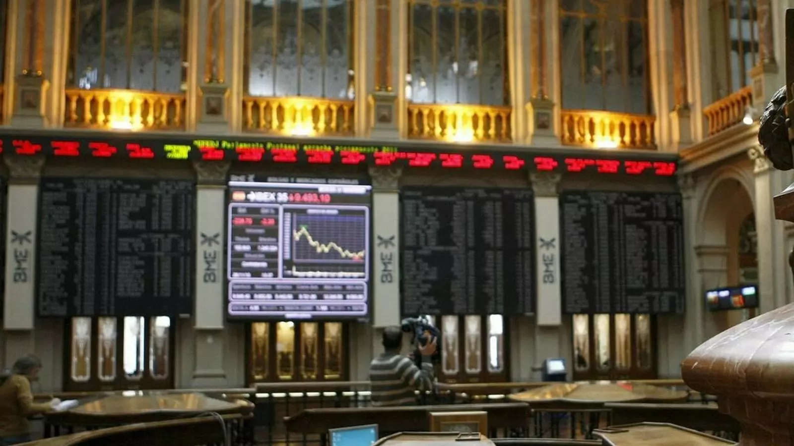 Imatge d'arxiu de la borsa de Madrid.