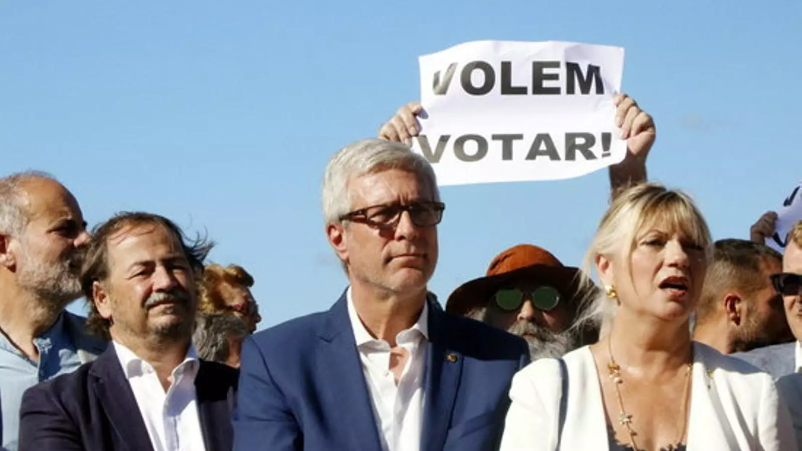 L’alcalde de Tarragona, Josep Fèlix Ballesteros, escridassat per la Diada