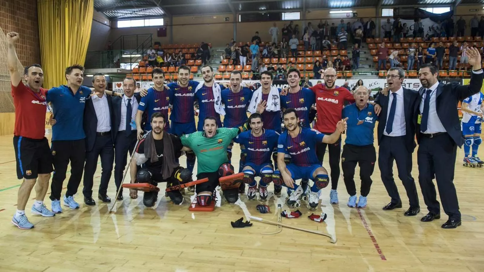 El Barça Lassa d'hoquei patins, campió de l'OK Lliga